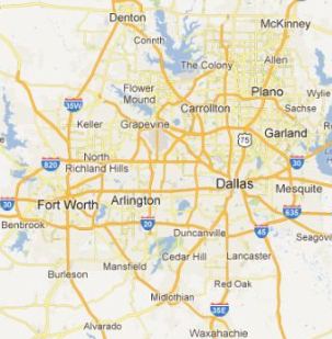 Map of Dallas
